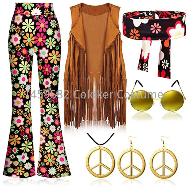 Women Accessories India - Hippie Costume Women Peace Love Girls