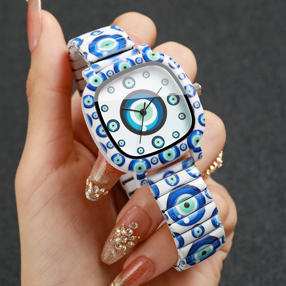 Evil Eye Bracelet - Fashion Blue Evil Eye Women Watches