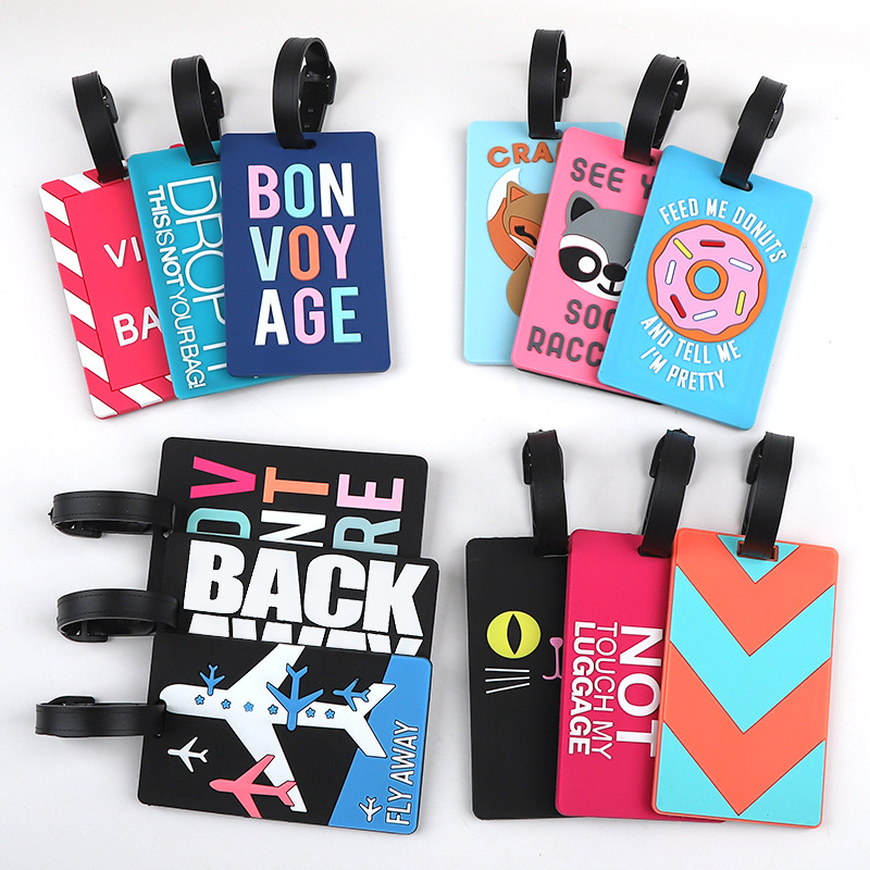 Women Accessories Name - 1pc Cartoon Animal PVC Luggage Tag
