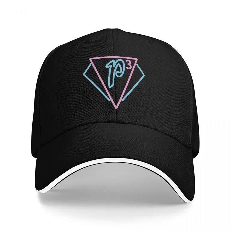 Women Accessories Logo Design - New P3 Logo Baseball Cap Black