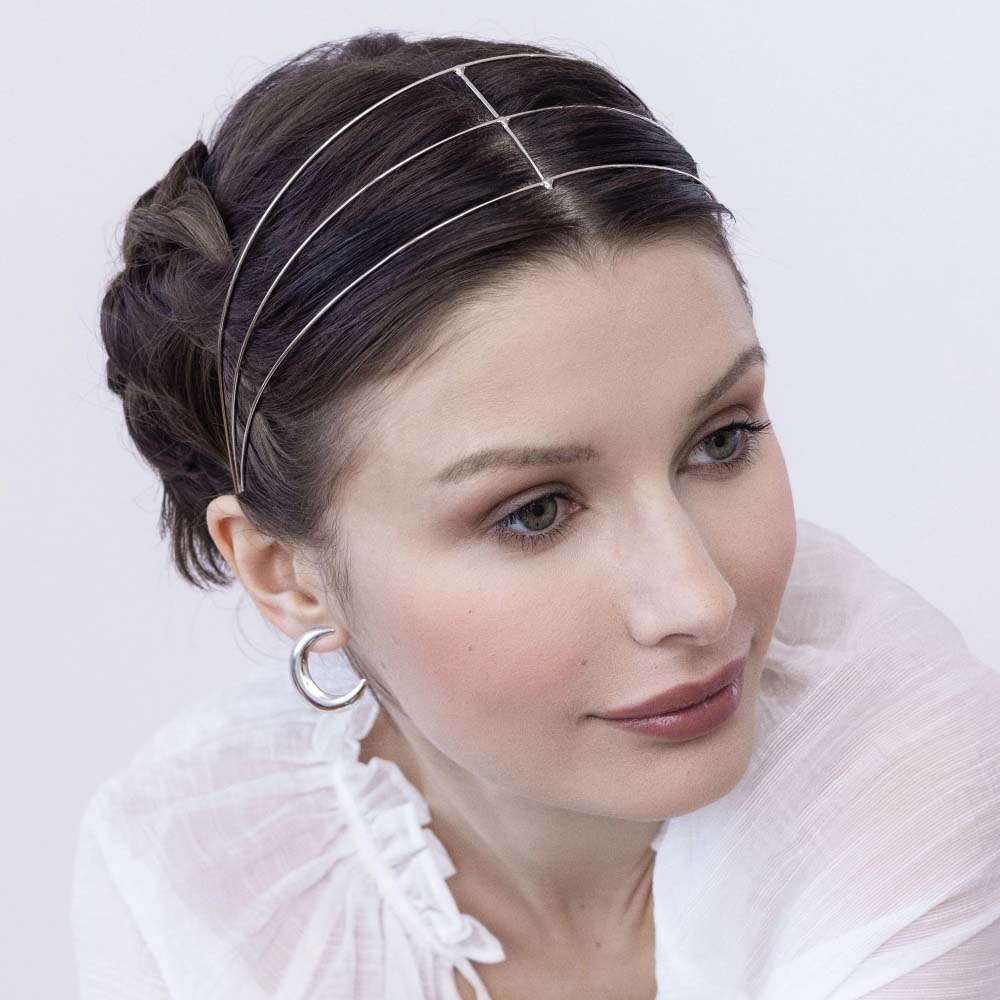 Women Accessories India - Stonefans Metal Headband Wedding Women Jewelry