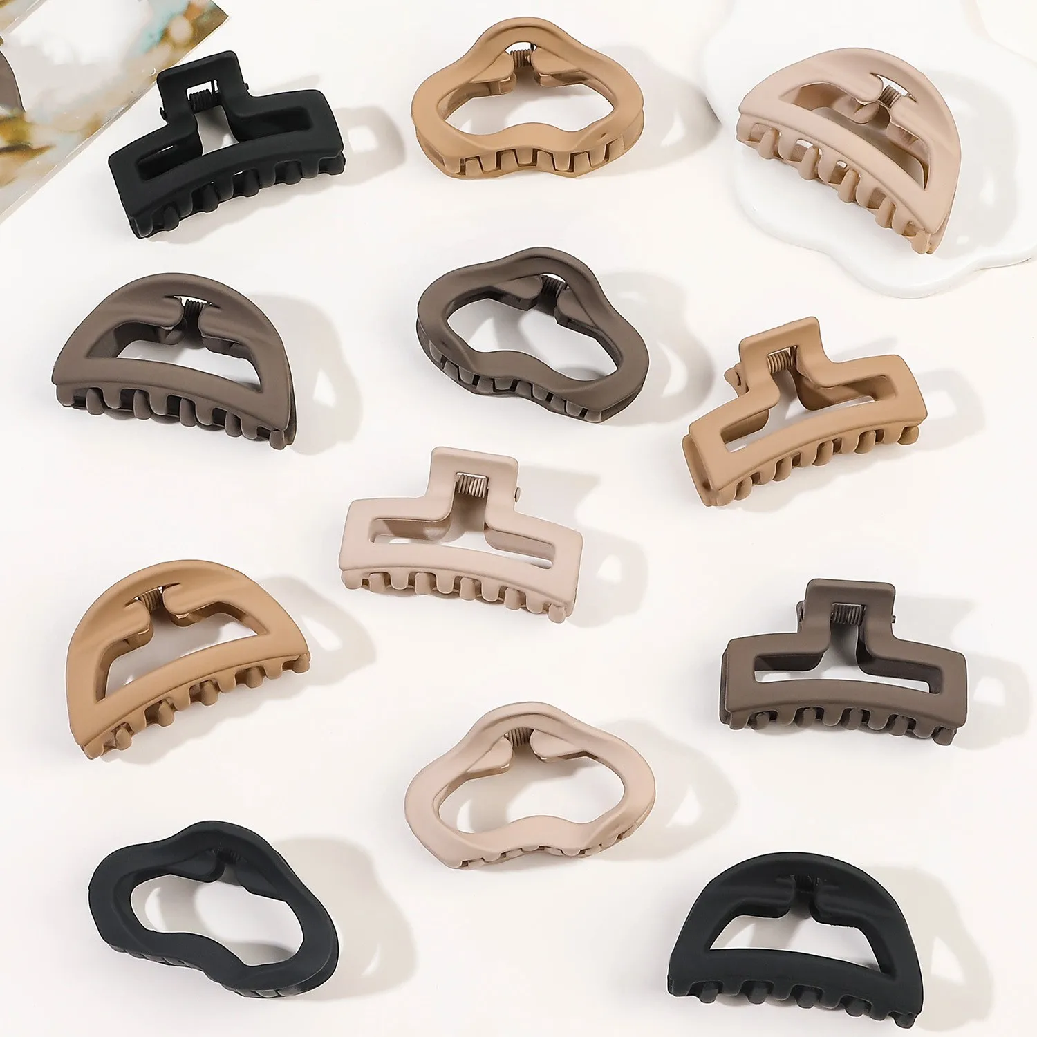 Hair Claw Clip Set - 2024 New Fashion Small Frosted Geometry