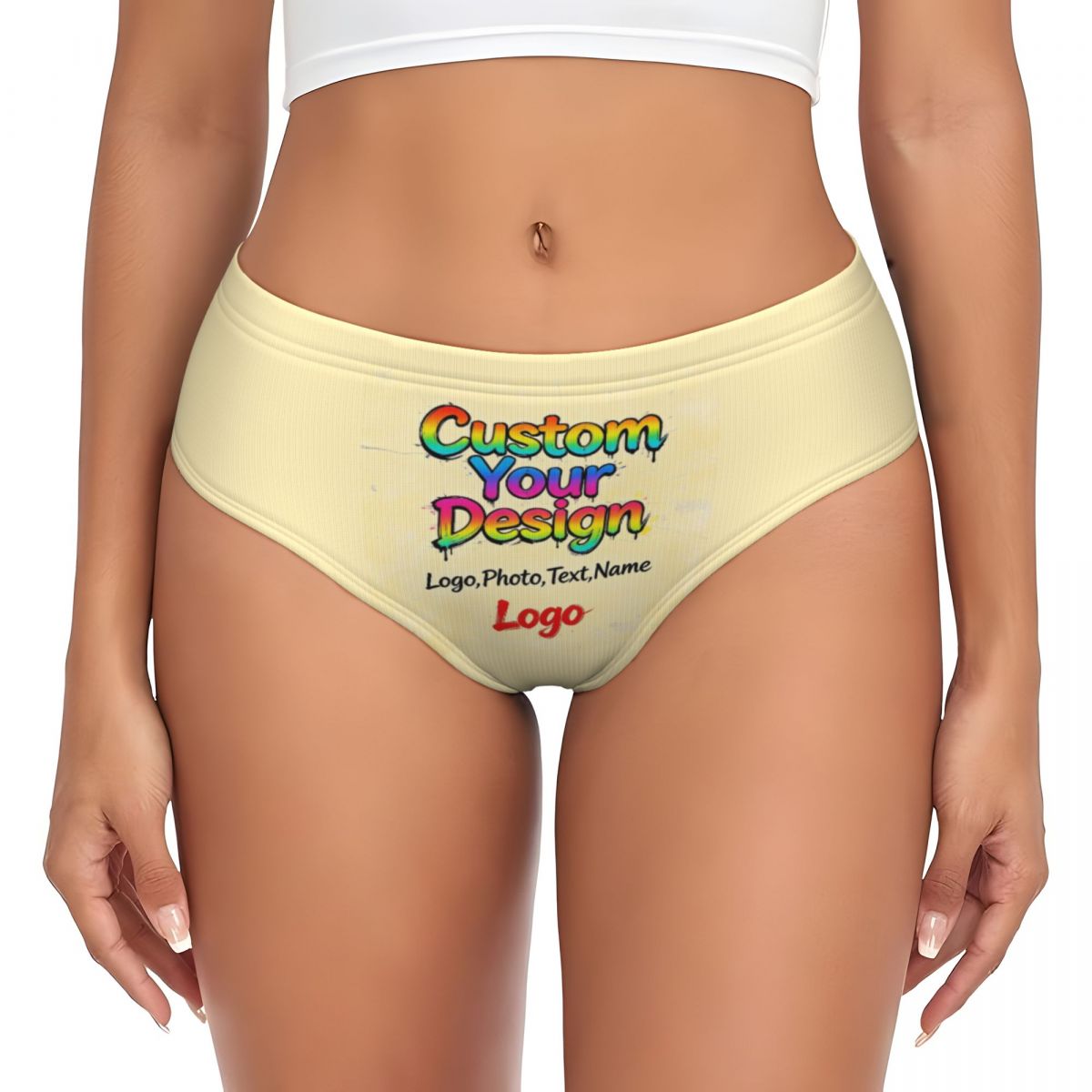 Women Accessories Name - Custom Women Your Design Logo Panties