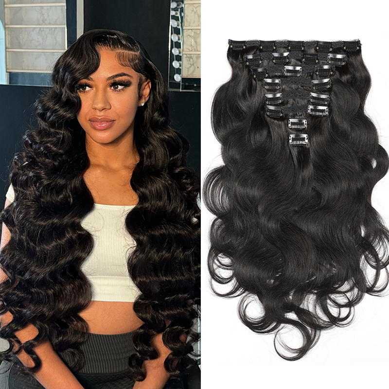 Women Accessories India - Body Wave Real Human Hair Clip
