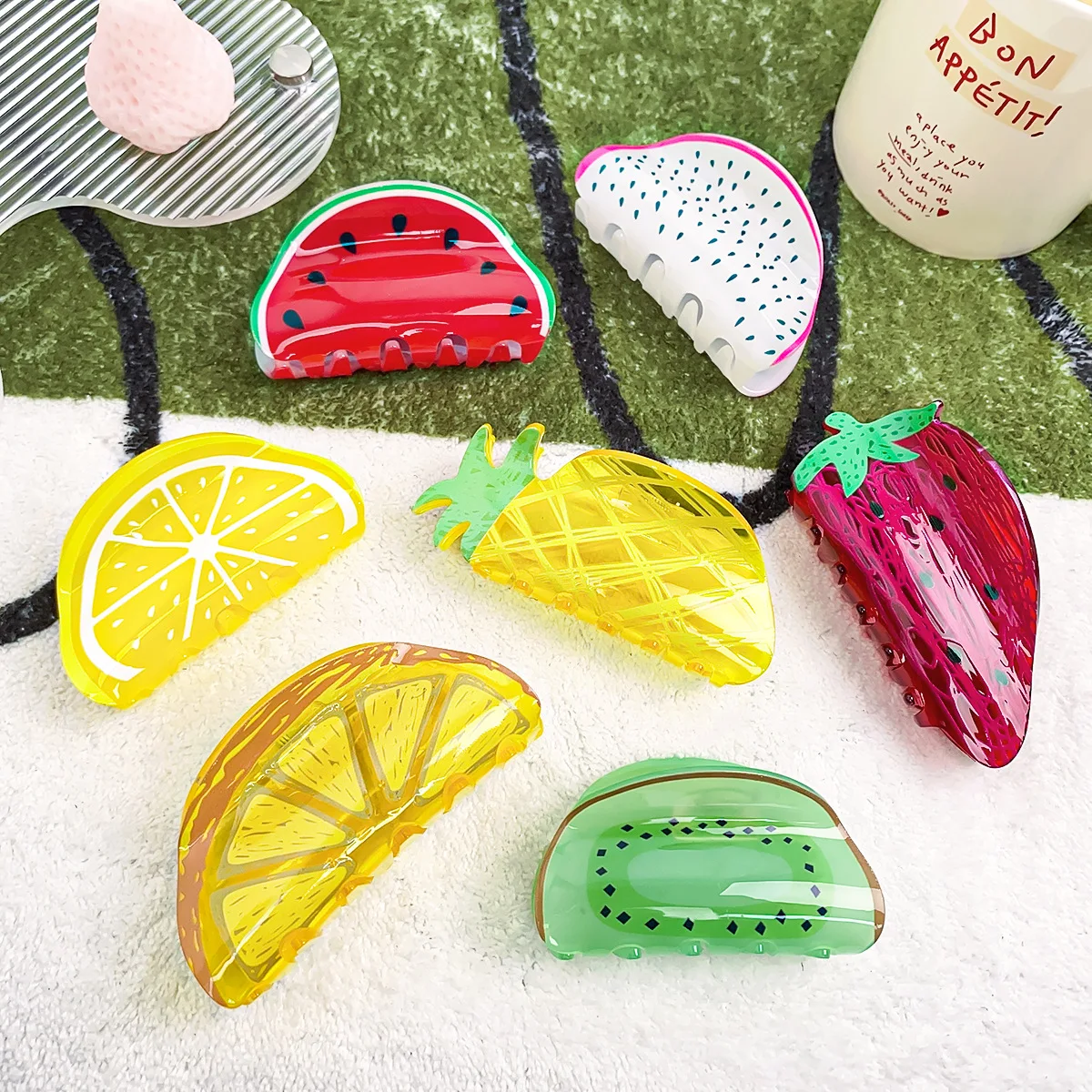 Accessories Brand For Women - luxury brand Creative Fruit Lemon Grab