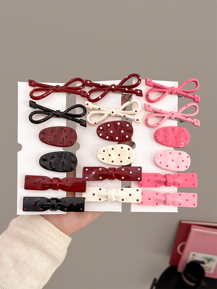 Accessories Brand For Women - Sweet Cool Polka Dot Knot Hair