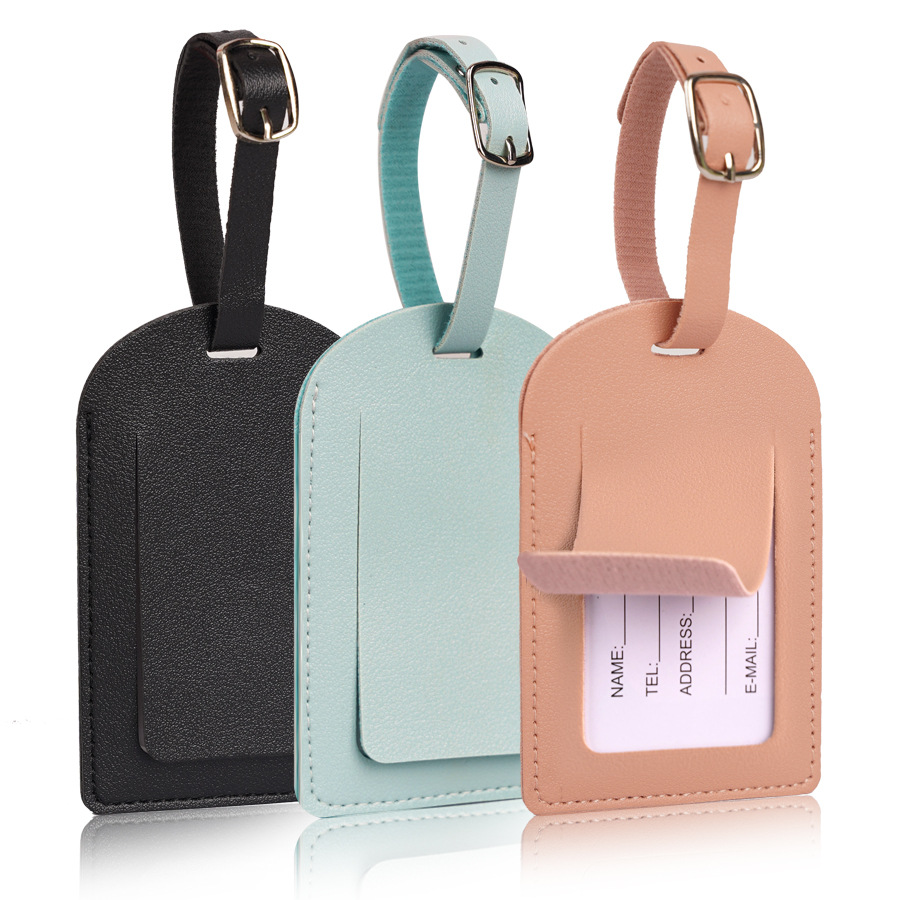Women Men Luggage Tags PU Leat - đánh giá và giá Women Accessories Name