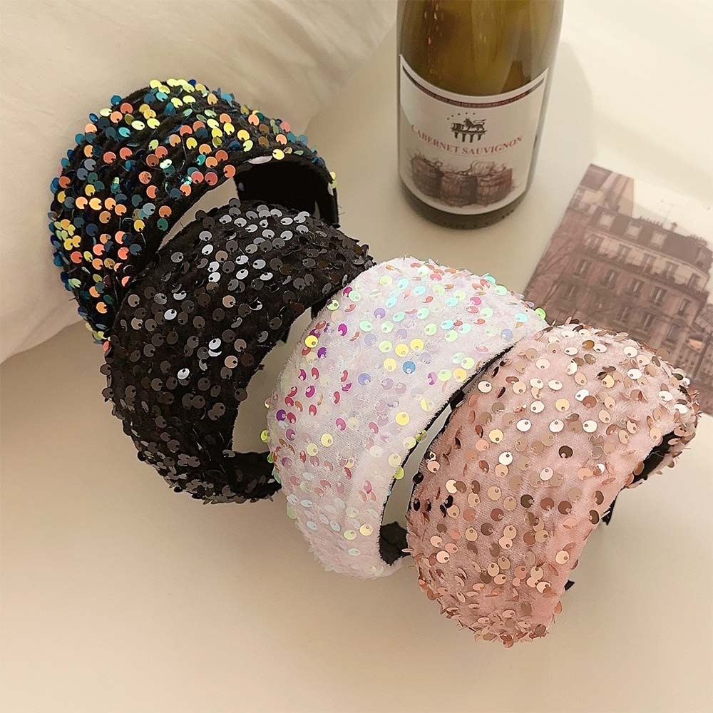 New Wide Glitter Headband For  - đánh giá và giá Women'S Accessories Gift Ideas
