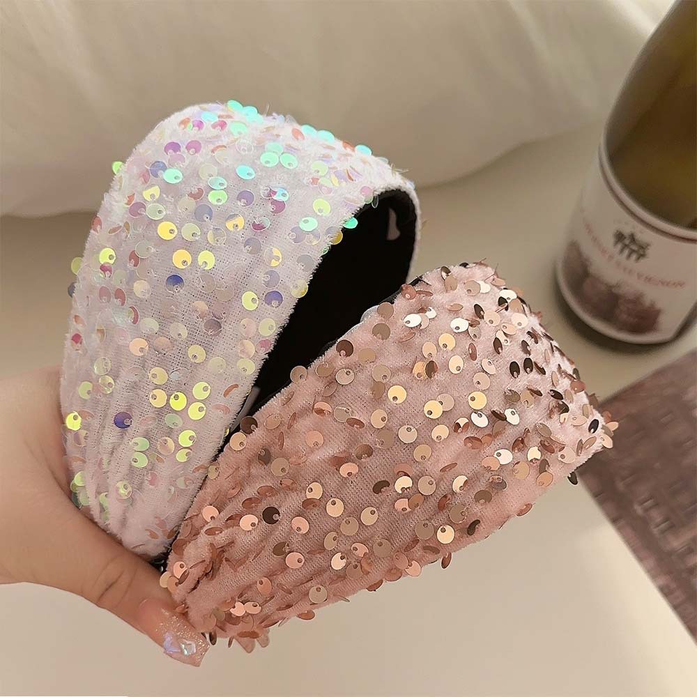 New Wide Glitter Headband For  - đánh giá và giá Women'S Accessories Gift Ideas