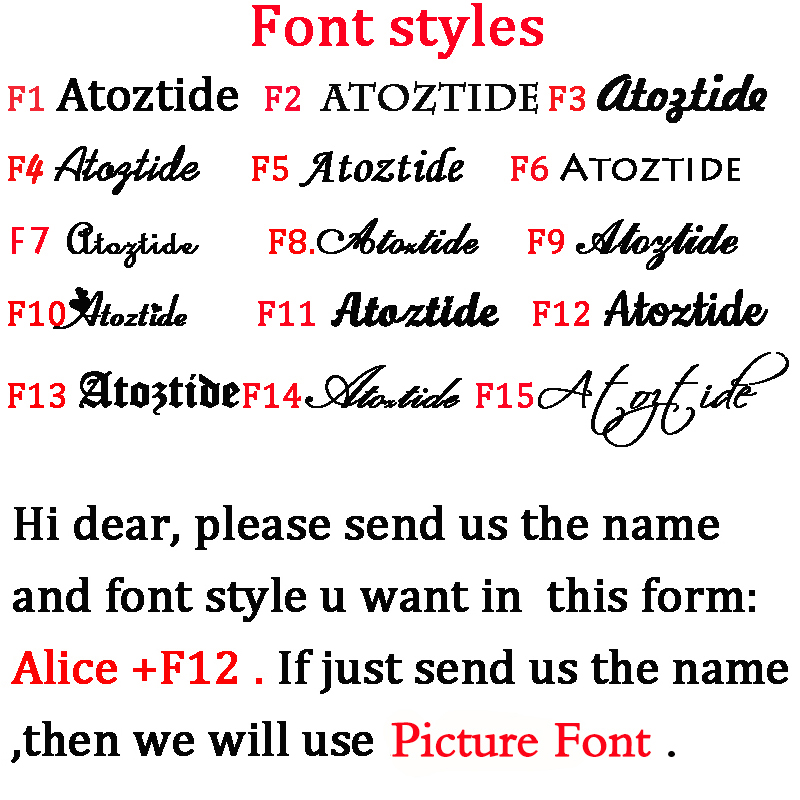 Atoztide Personalized Custom N - đánh giá và giá Women Accessories Name