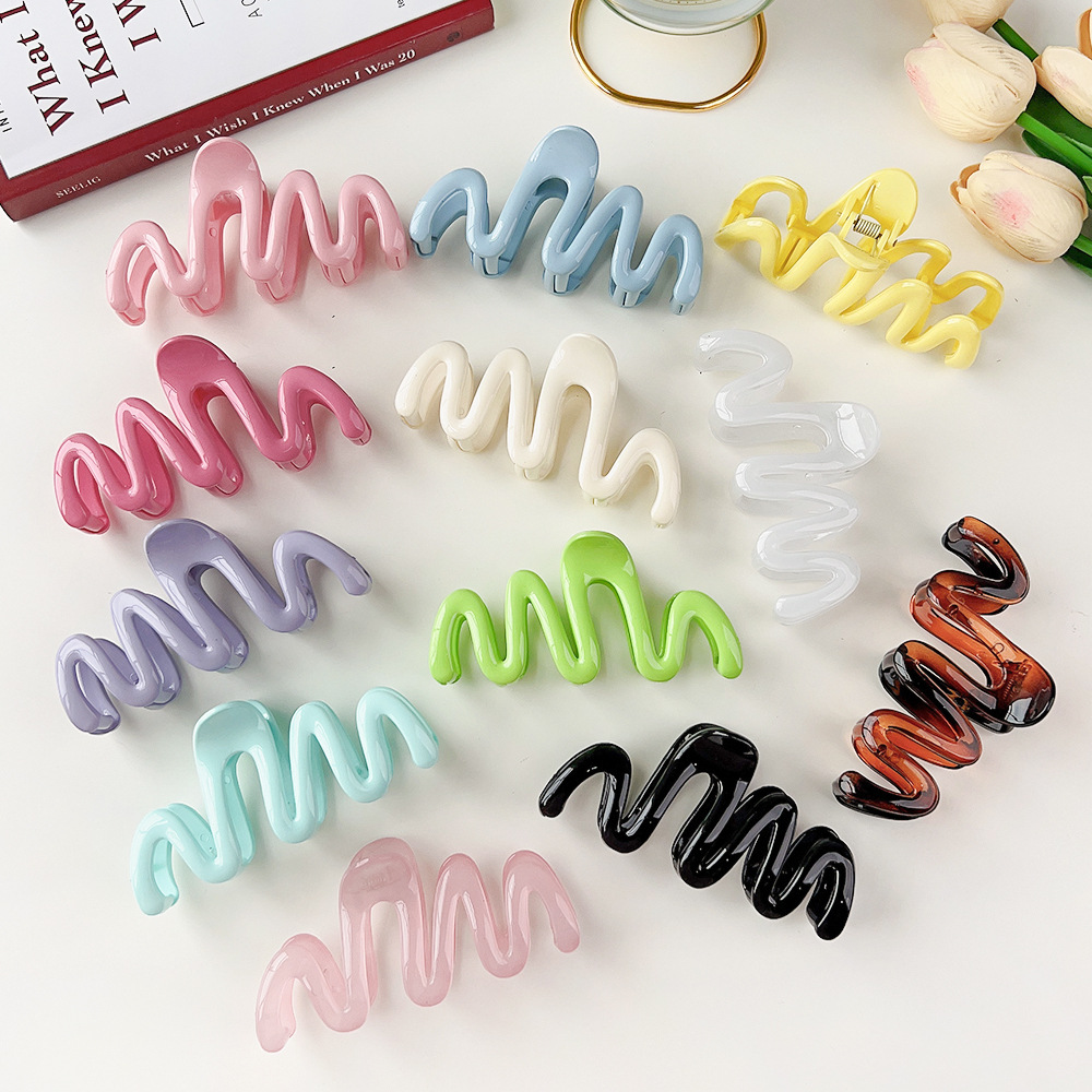 New Fashion Large Frosted Colo - đánh giá và giá Hair Claw Clip Set