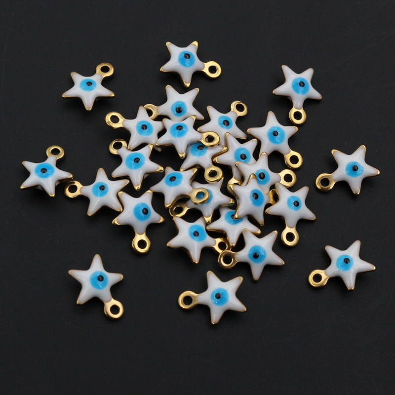 20pcs 10x8.5mm Men ác mắt Sao  - đánh giá và giá Evil Eye Bracelet
