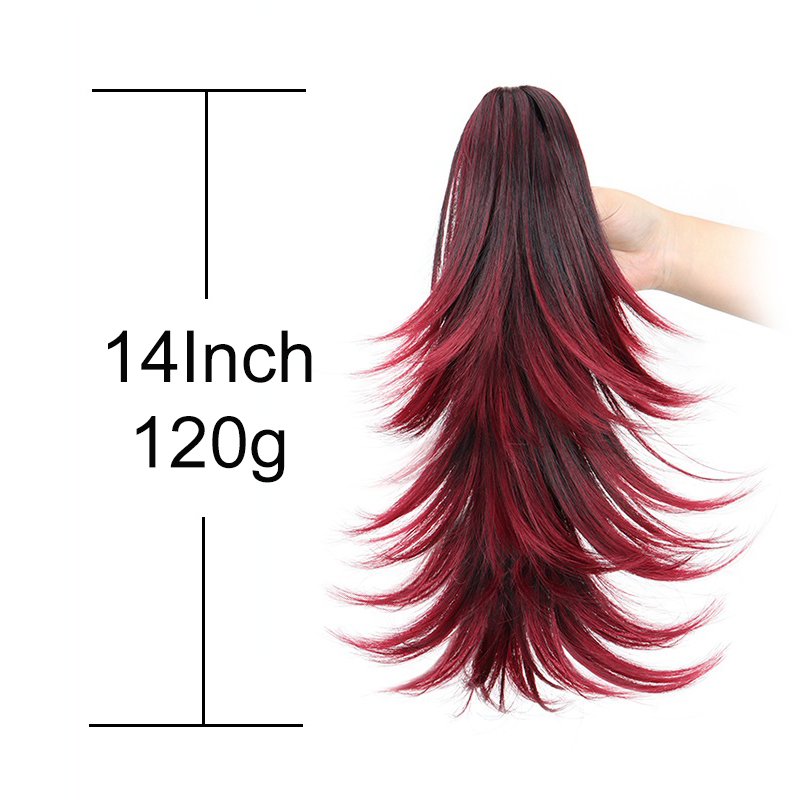 14Inch Synthetic Short Curly L - đánh giá và giá Hair Claw Clip Set