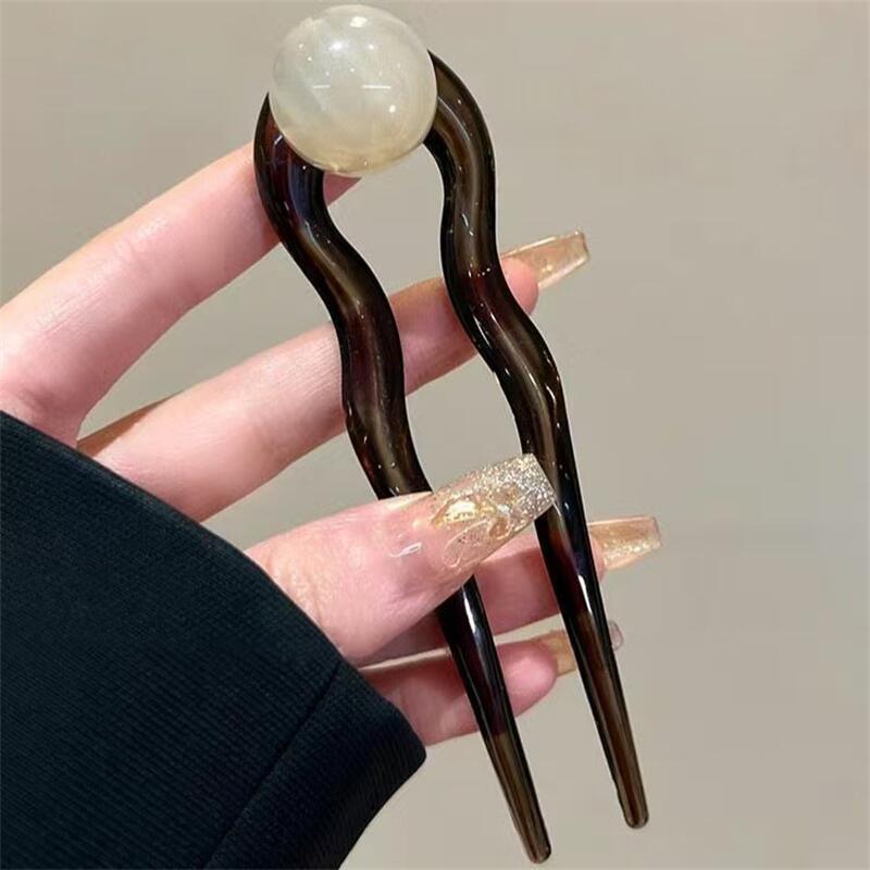Fashion Colored Pearl U-Shaped - đánh giá và giá Women Accessories Shop