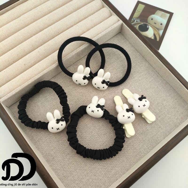 Cute Miffy Bunny Bow Hair Tie, - đánh giá và giá Women'S Accessories List