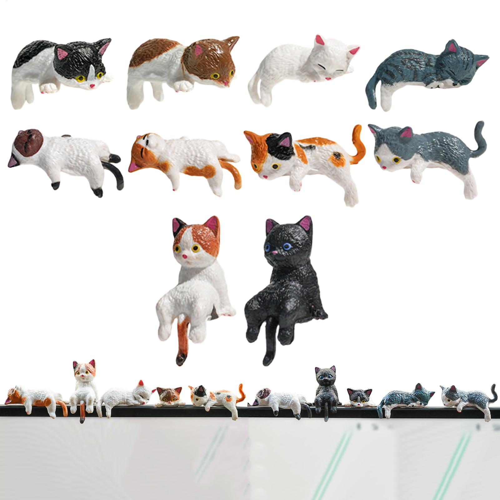 10pcs Cute Mini Cat Ornament C - đánh giá và giá Women Accessories India