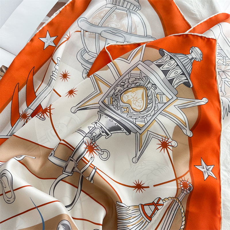 Luxury Brand Scarf Large Silk  - đánh giá và giá Accessories Brand For Women