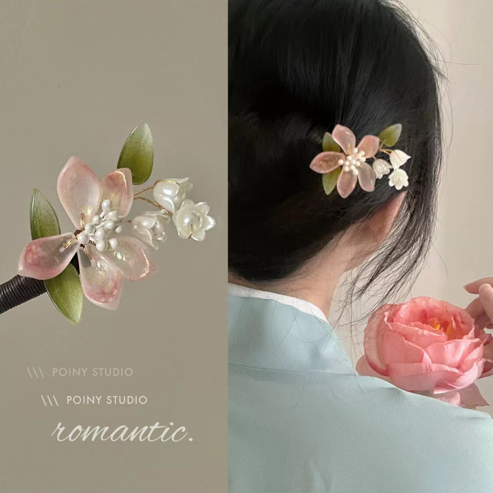 Chinese Style Flower Tassel Ha - đánh giá và giá Women Accessories Shop