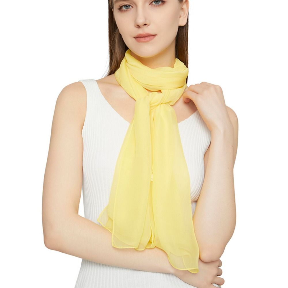 Sunscreen Chiffon Scarf Lotus  - đánh giá và giá Accessories Brand For Women