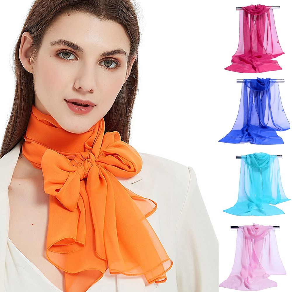Sunscreen Chiffon Scarf Lotus  - đánh giá và giá Accessories Brand For Women