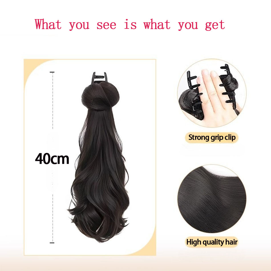 Layered Body Wave Synthetic Wi - đánh giá và giá Hair Claw Clip Set