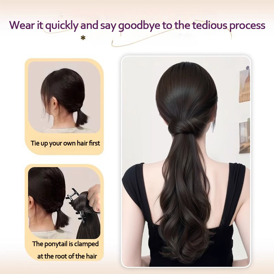 Layered Body Wave Synthetic Wi - đánh giá và giá Hair Claw Clip Set