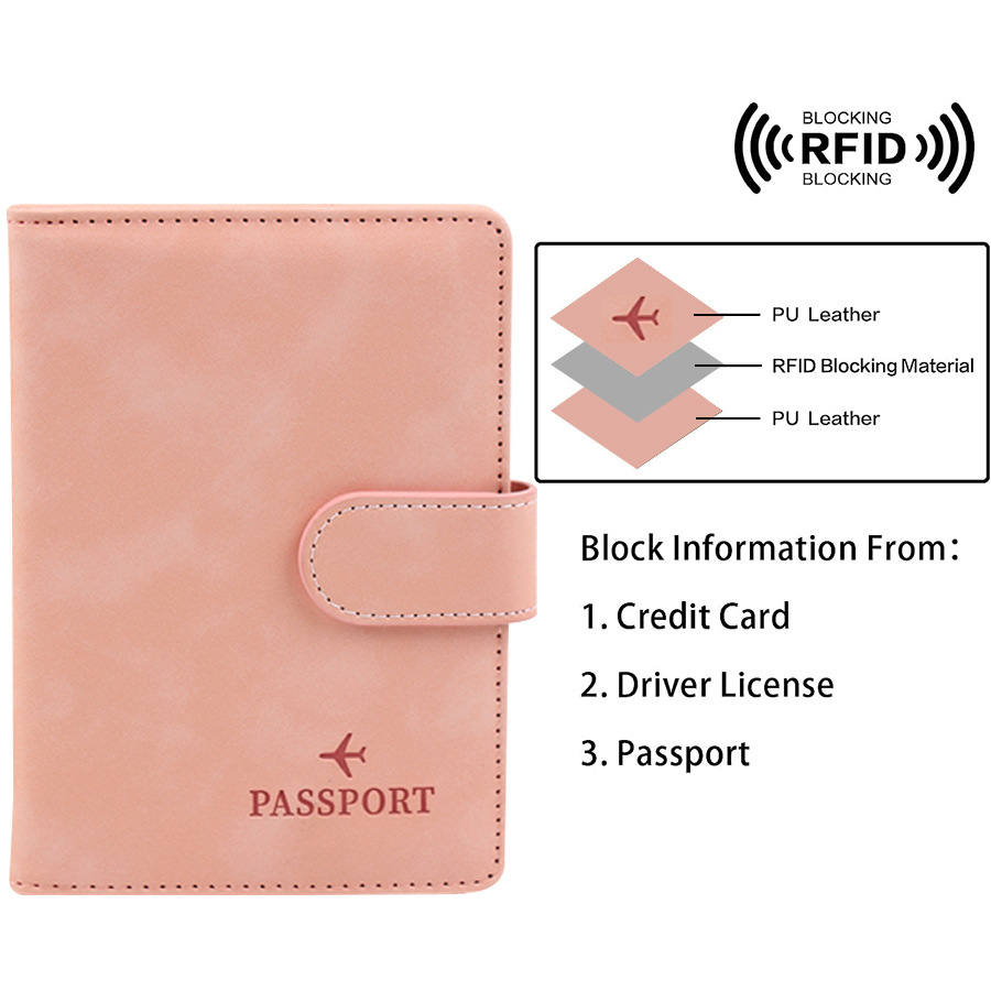 Magnetic Button Passport Cover - đánh giá và giá Women Accessories Name