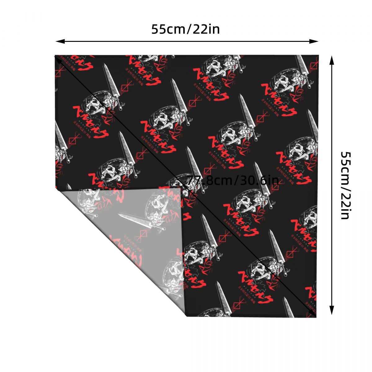 55CM B-Berserks Bandana Holida - đánh giá và giá Accessories Brand For Women