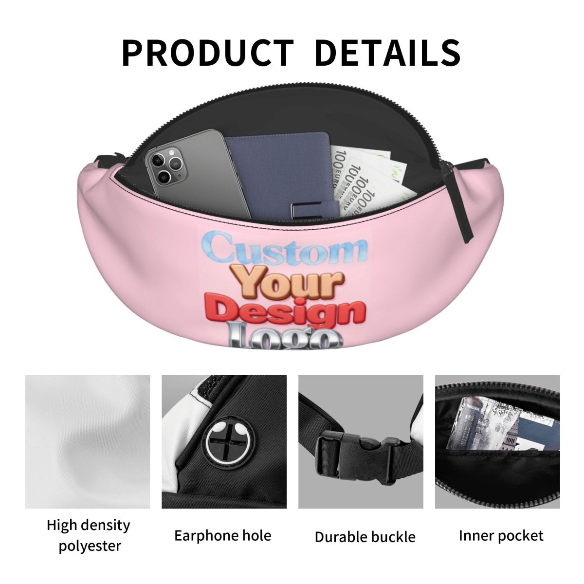 Custom Your Design Logo Fanny  - đánh giá và giá Women Accessories Logo Design