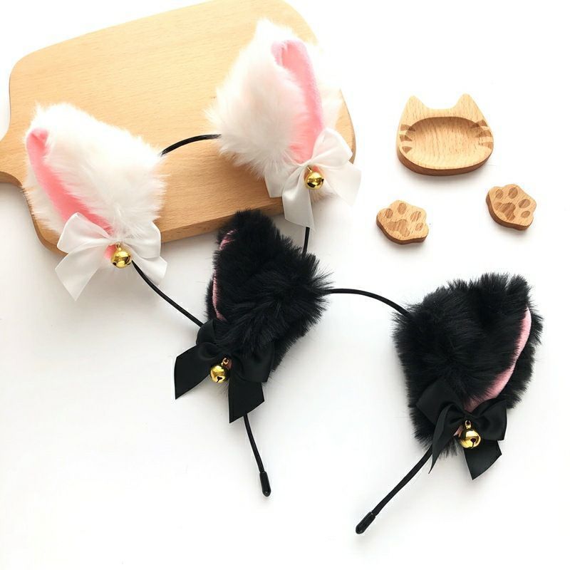 2 Chiếc Tai Nghe Tai Mèo Nơ Đầ - đánh giá và giá Women Accessories Photos