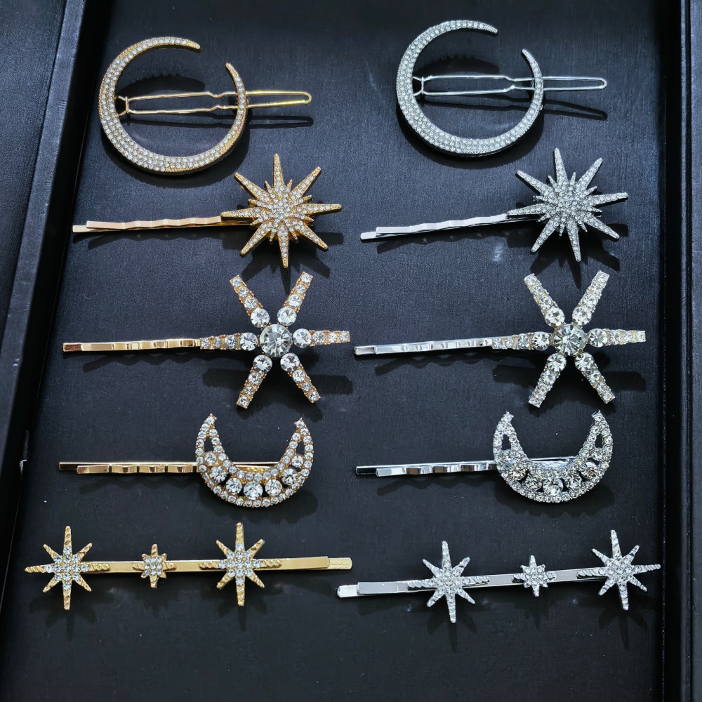 3/4 pcs set Crystal Star Hairp - đánh giá và giá Women'S Accessories H&M