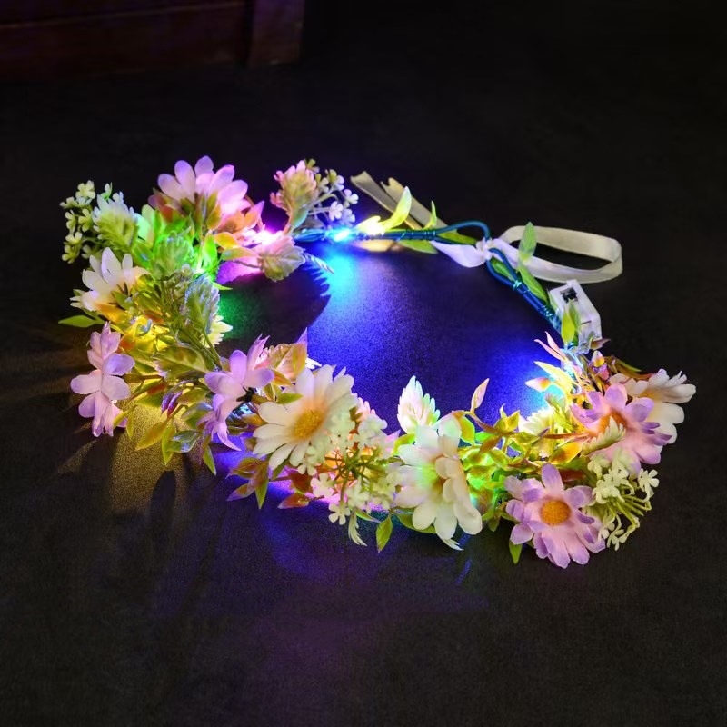 LED Light Up Flower Crown Head - đánh giá và giá Women Accessories Photos