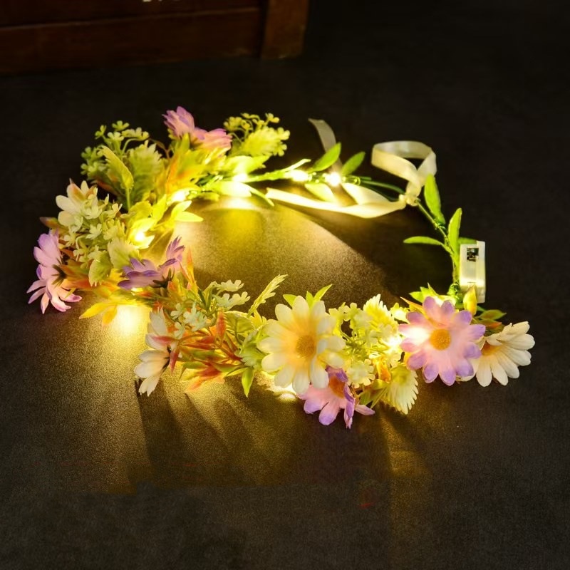 LED Light Up Flower Crown Head - đánh giá và giá Women Accessories Photos
