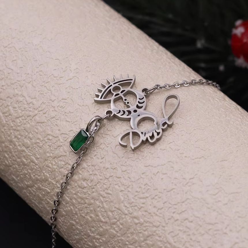 Todorova Custom Name Evil Eye  - đánh giá và giá Evil Eye Bracelet