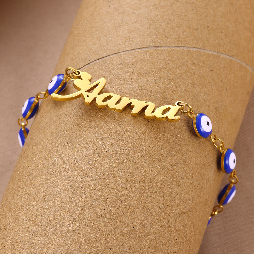Custom Name Blue Evil Eye Brac - đánh giá và giá Evil Eye Bracelet