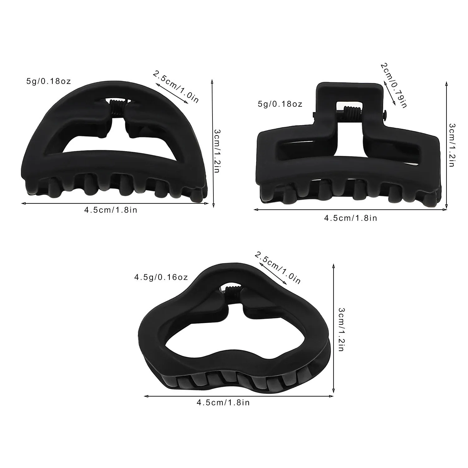 2024 New Fashion Small Frosted - đánh giá và giá Hair Claw Clip Set
