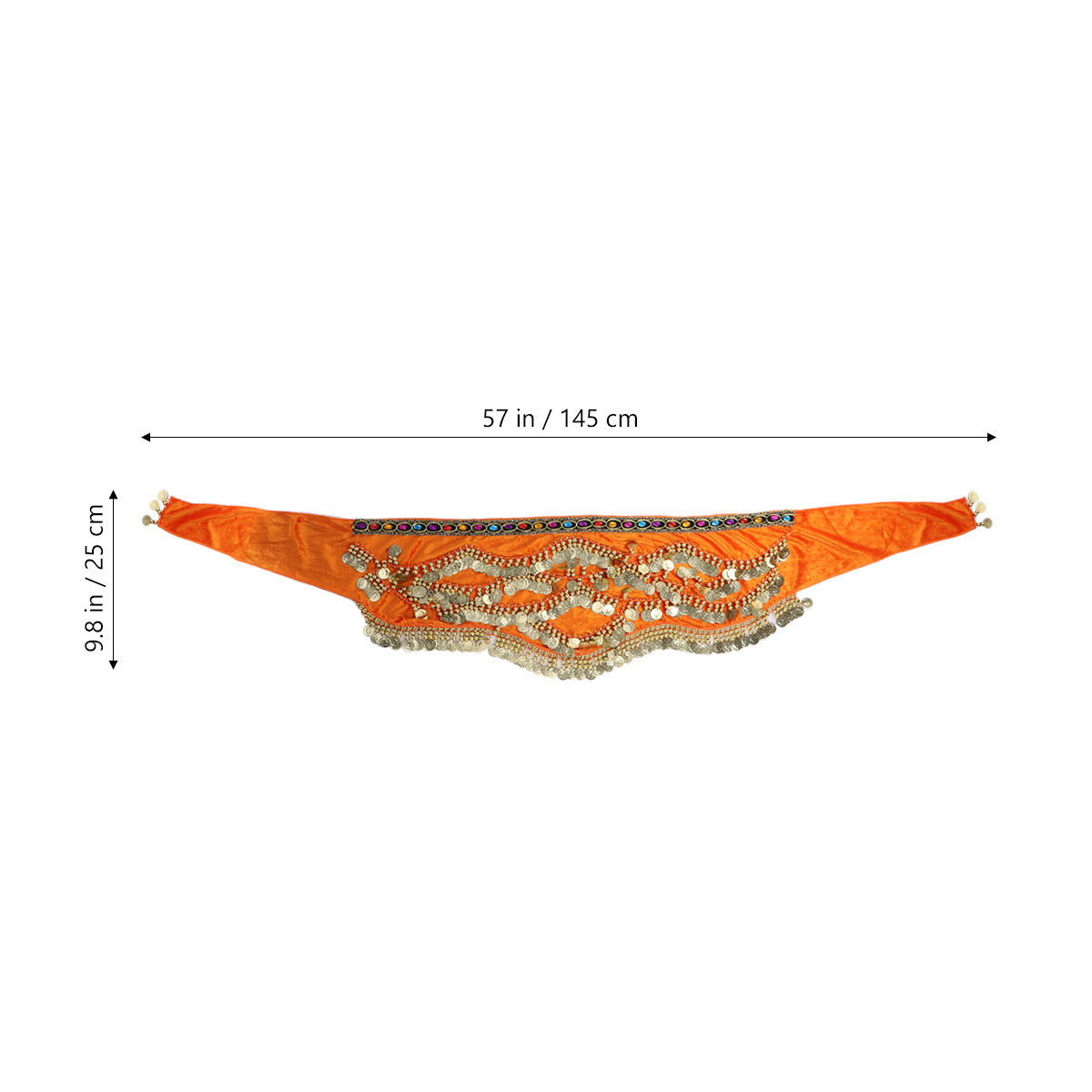 1Pcs India Belly Dance Belt Or - đánh giá và giá Women Accessories India