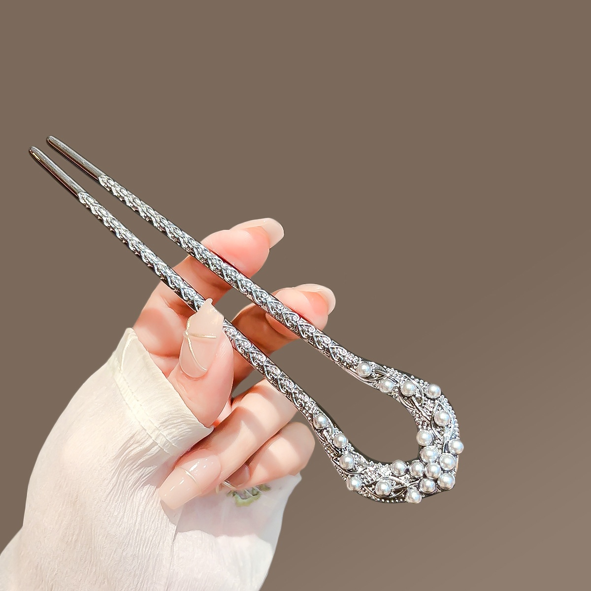 New Pearl U Shaped Hairpin For - đánh giá và giá Women Accessories Shop