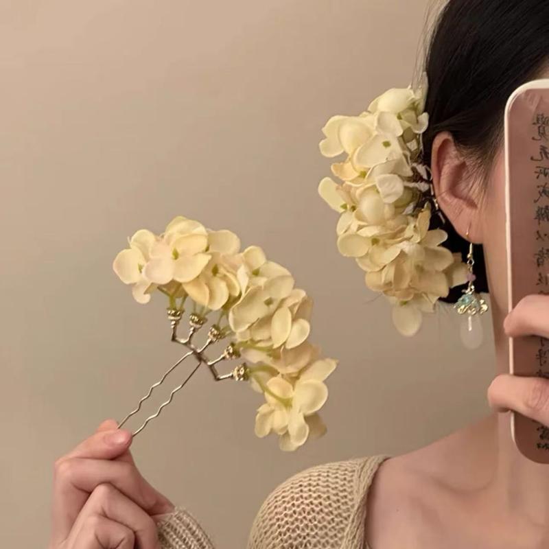 1pc Pastoral Purple Yellow Flo - đánh giá và giá Women Accessories Photos