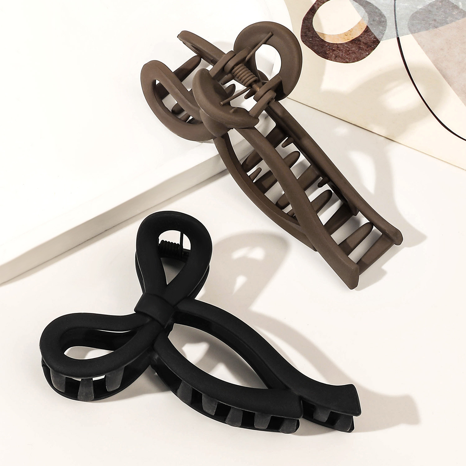 5PCS Matte Bow Large Hair Claw - đánh giá và giá Hair Claw Clip Set