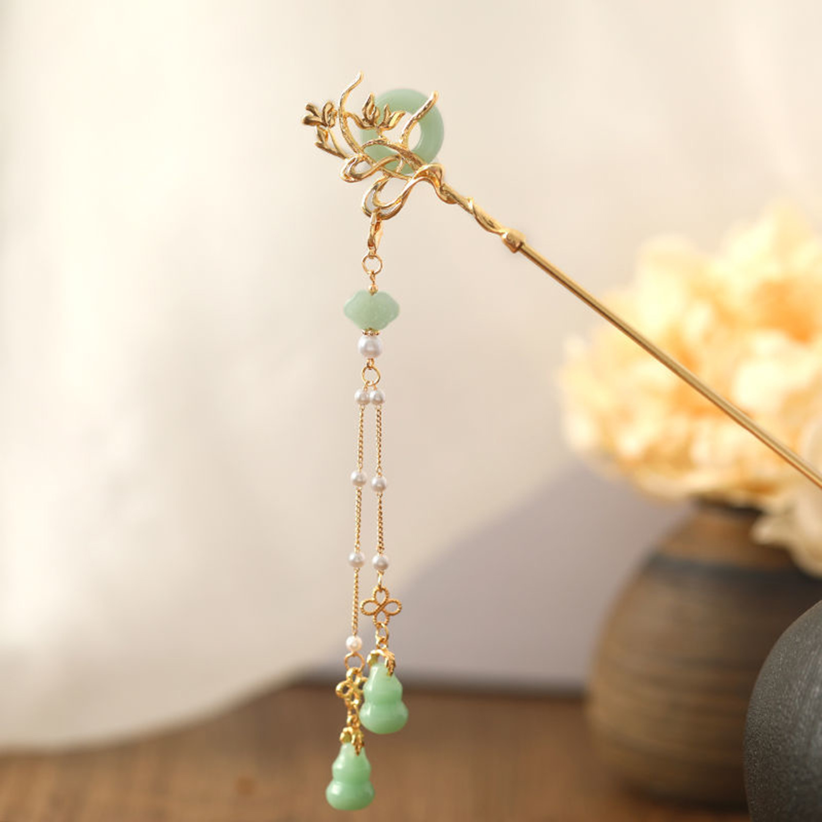 Chinese Style Glass Hairpin Fo - đánh giá và giá Women Accessories Shop