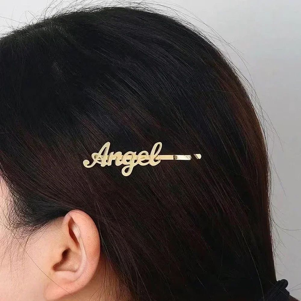 Custom Name Hair Clips Fashion - đánh giá và giá Women Accessories Name